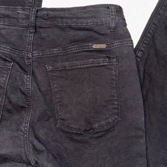 Kancan Black Distressed Mid Rise Straight Leg Womens‎ 11/29 - Picture 11 of 13